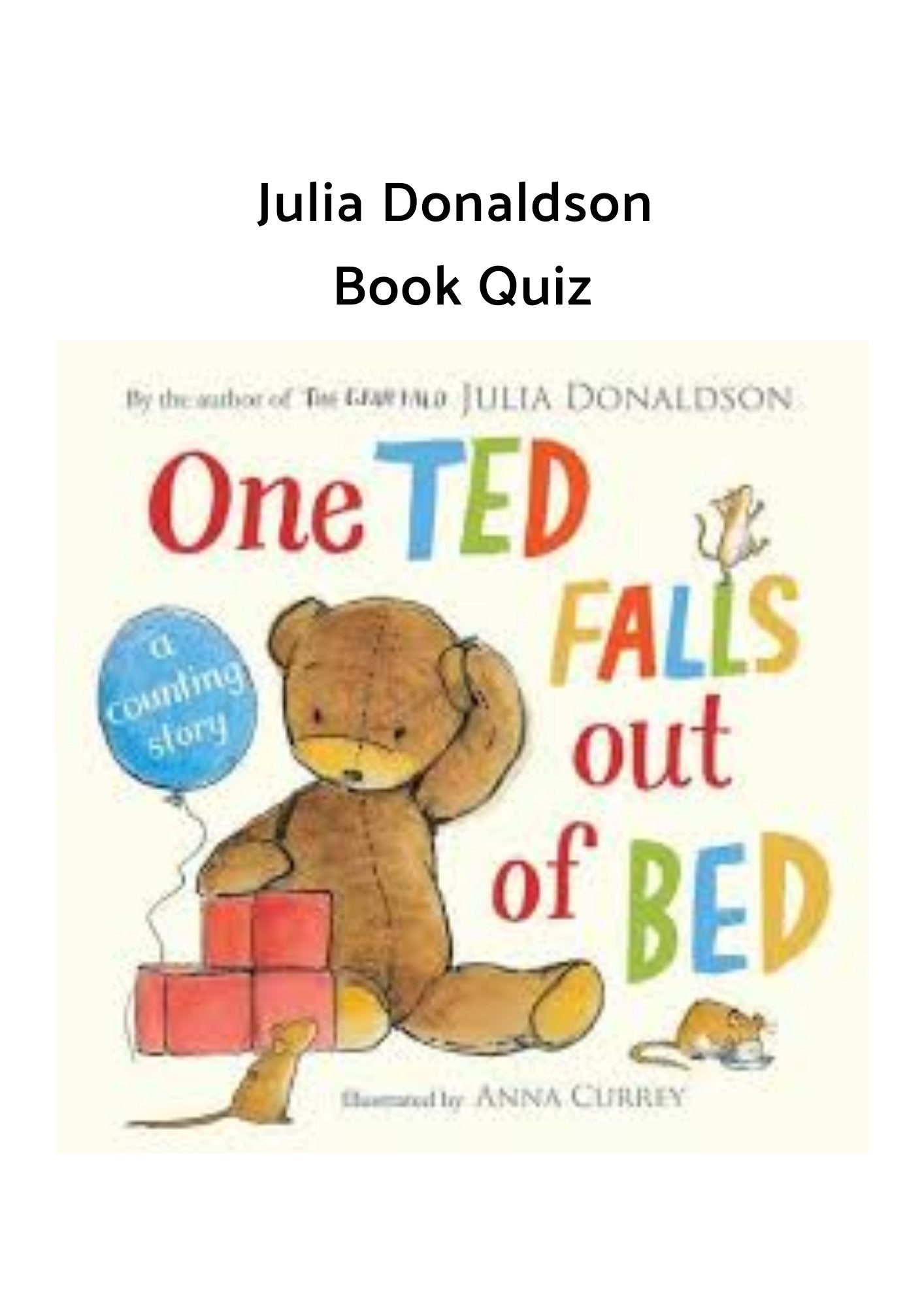 Children's Book Outlet | Julia Donaldson Book Quiz