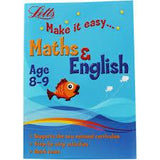 Children's Books Outlet |Letts Make it Easy Maths and English  (Age 8-9)